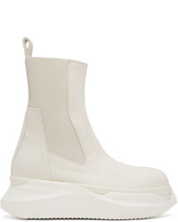 Rick Owens DRKSHDW Off White Beatle Abstract Chelsea Boots