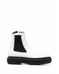 Lanvin Pull On Leather Ankle Boots