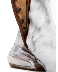 Maison Margiela Tabi Leather Ankle Boots