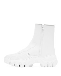 Rombaut White Boccaccio Ii Lite Chelsea Boots