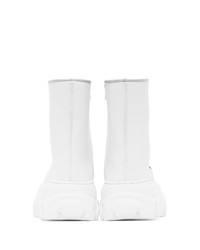 Rombaut White Boccaccio Ii Lite Chelsea Boots