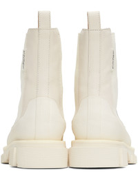 Both White Gao Chelsea Boots