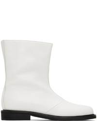 LE17SEPTEMBRE White Leather Boots