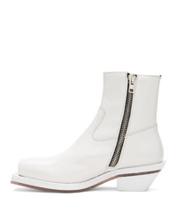 ION White Squared Boots