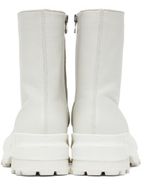 CamperLab White Traktori Zip Boots