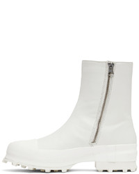 CamperLab White Traktori Zip Boots