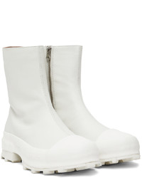 CamperLab White Traktori Zip Boots