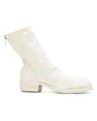 Guidi Zipped Block Heel Ankle Boots