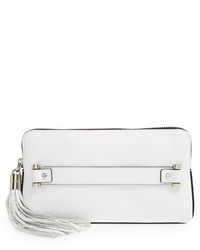 Milly Astor Pebbled Leather Clutch