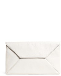 Brooks Brothers Pebble Calfskin Envelope Clutch