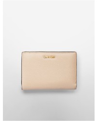 Calvin Klein Kelsey Pebble Leather French Clutch