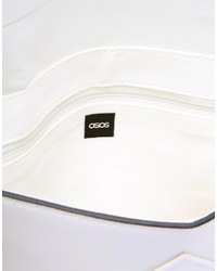 Asos Collection Clutch Bag With Geo Lock