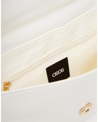 Asos Collection Clutch Bag With Oversized Stud