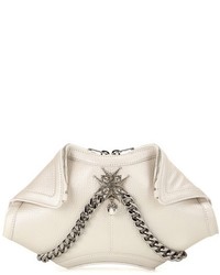 Alexander McQueen De Manta Small Embellished Leather Clutch