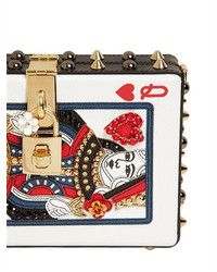 Dolce & Gabbana Dolce Box Queen Of Hearts Leather Clutch