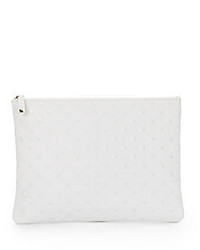 Editors Pouch Studded Leather Clutch