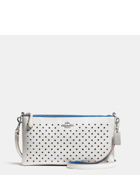 Coach Herald Crossbody In Perforated Leather