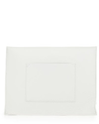 Proenza Schouler Large Leather Lunch Bag Clutch White