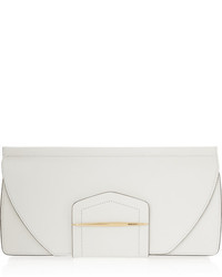 Leather And Suede Clutch