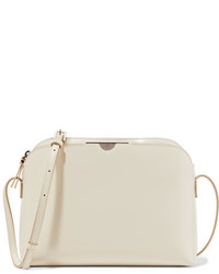 The Row Multi Pouch Leather Shoulder Bag Ivory