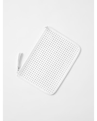 Gap Perforated Leather Clutch