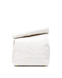 Simon Miller White Lunchbag 20 Leather Clutch Bag