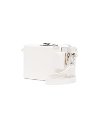 Calvin Klein 205W39nyc White Mini Leather Box Clutch