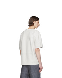 Paul Smith Off White Leather T Shirt