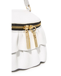 Milly Astor Ruffle Small Top Zip Cross Body Bag