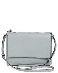 French Connection Callie Faux Leather Crossbody Bag Blue