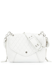 Ash Cleo Quilted Crossbody Bag Off White