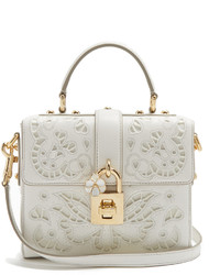 Dolce & Gabbana Dolce Soft Embroidered Leather Cross Body Bag