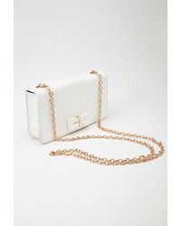 Forever 21 Faux Leather Bow Crossbody