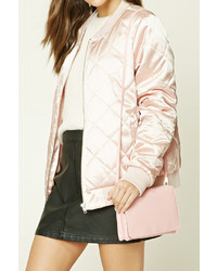 Forever 21 Faux Leather Crossbody Clutch