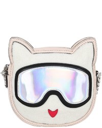 Karl Lagerfeld Choupette Faux Leather Crossbody Bag