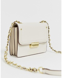 BCBGeneration Lock Detail Cross Body Bag With Chain Detail