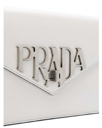 Prada Logo Plaque Shoulder Bag