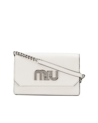 Miu Miu Logo Plaque Shoulder Bag