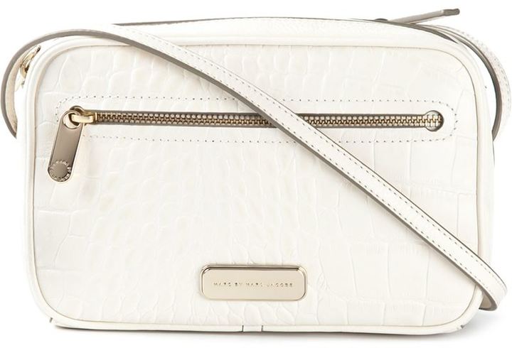 Marc By Marc Jacobs Sally Checkered Crossbody Bag in White