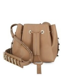 Mini Studded Leather Bucket Bag