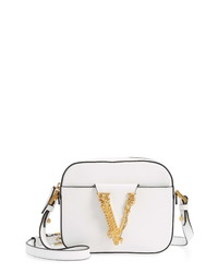 Women's White Leather Crossbody Bags by 