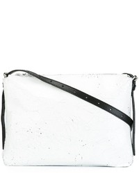 MM6 MAISON MARGIELA Cracked Leather Effect Crossbody Bag