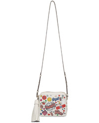 Anya Hindmarch Off White All Over Sticker Cross Body Bag