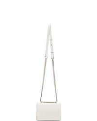 Alexander McQueen Off White Snake Small Jewelled Satchel Bag
