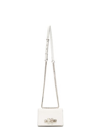 Alexander McQueen Off White Snake Small Jewelled Satchel Bag