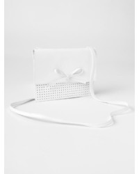 Gap Perforated Leather Bow Crossbody