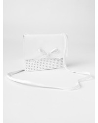 Gap Perforated Leather Bow Crossbody