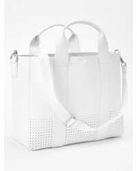 Gap Perforated Leather Tote Crossbody