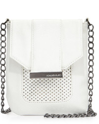 Poverty Flats By Rian Perforated Envelope Crossbody Bag White