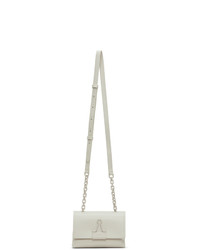 Off-White Small Soft Binder Clip Bag